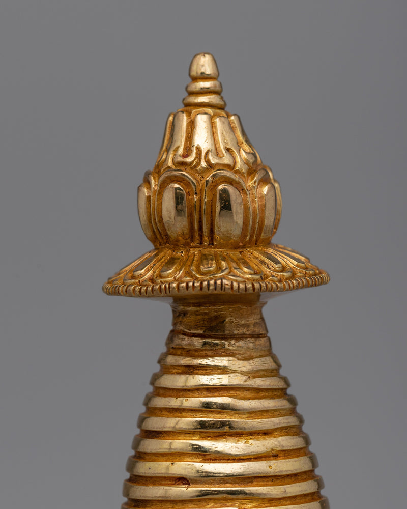 Tibetan Religious Stupa | Handcrafted Stupa for Buddhist Rituals and Offerings