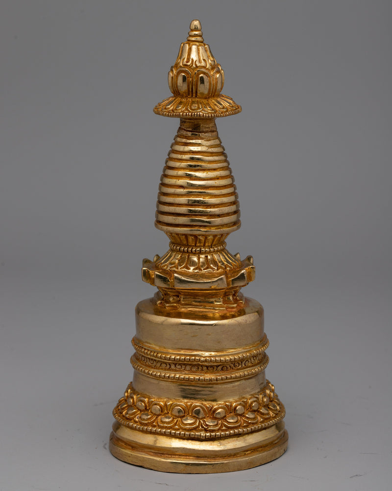 Tibetan Religious Stupa | Handcrafted Stupa for Buddhist Rituals and Offerings