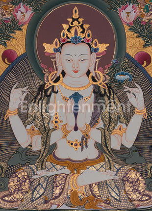 Chenrezig Artwork | Divine Representation of Compassion and Peace