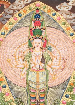 Thangka of Avalokiteshvara | Symbol of Infinite Compassion