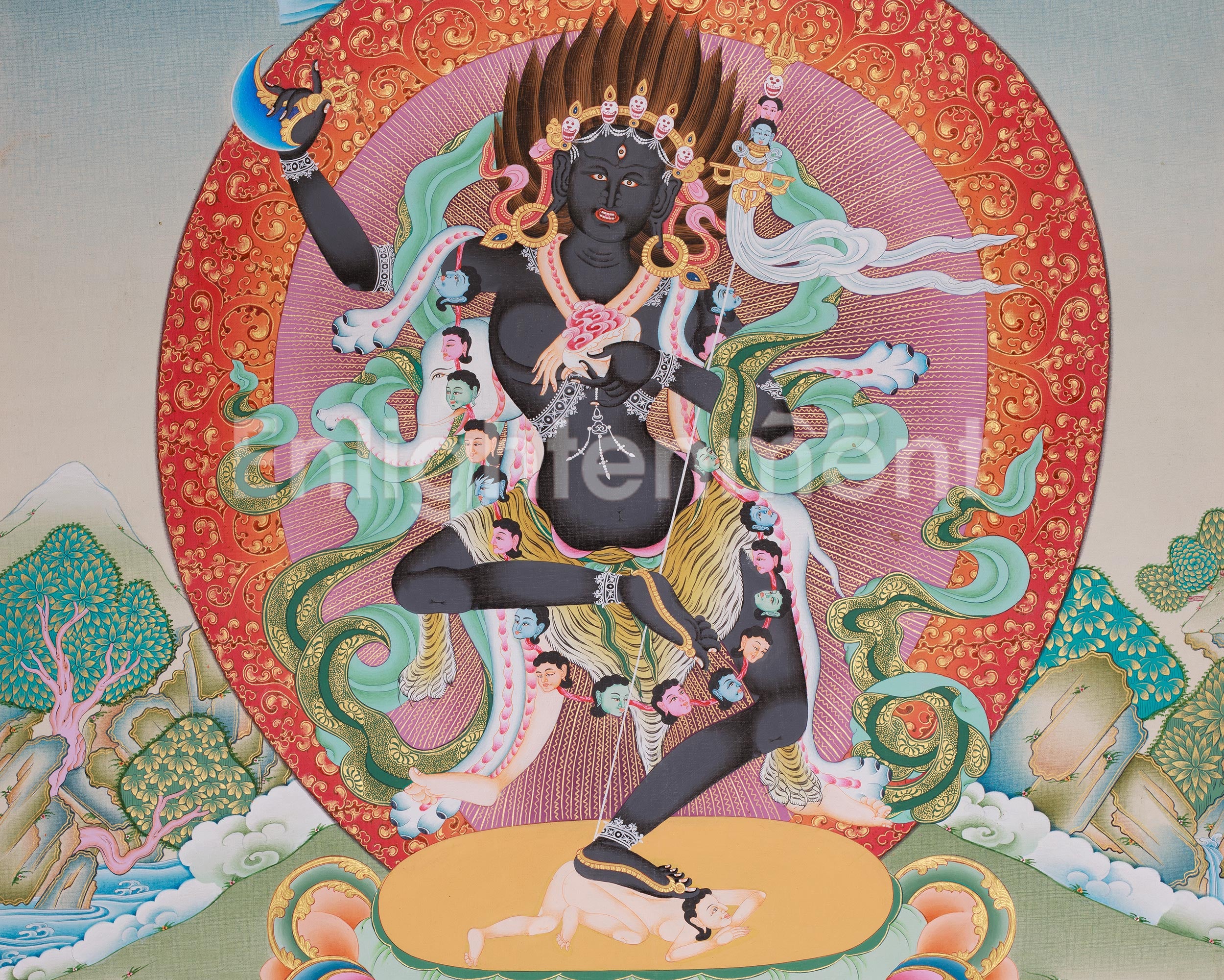 Troma Nagmo Buddhist Thangka | Goddess of Wisdom and Transformation