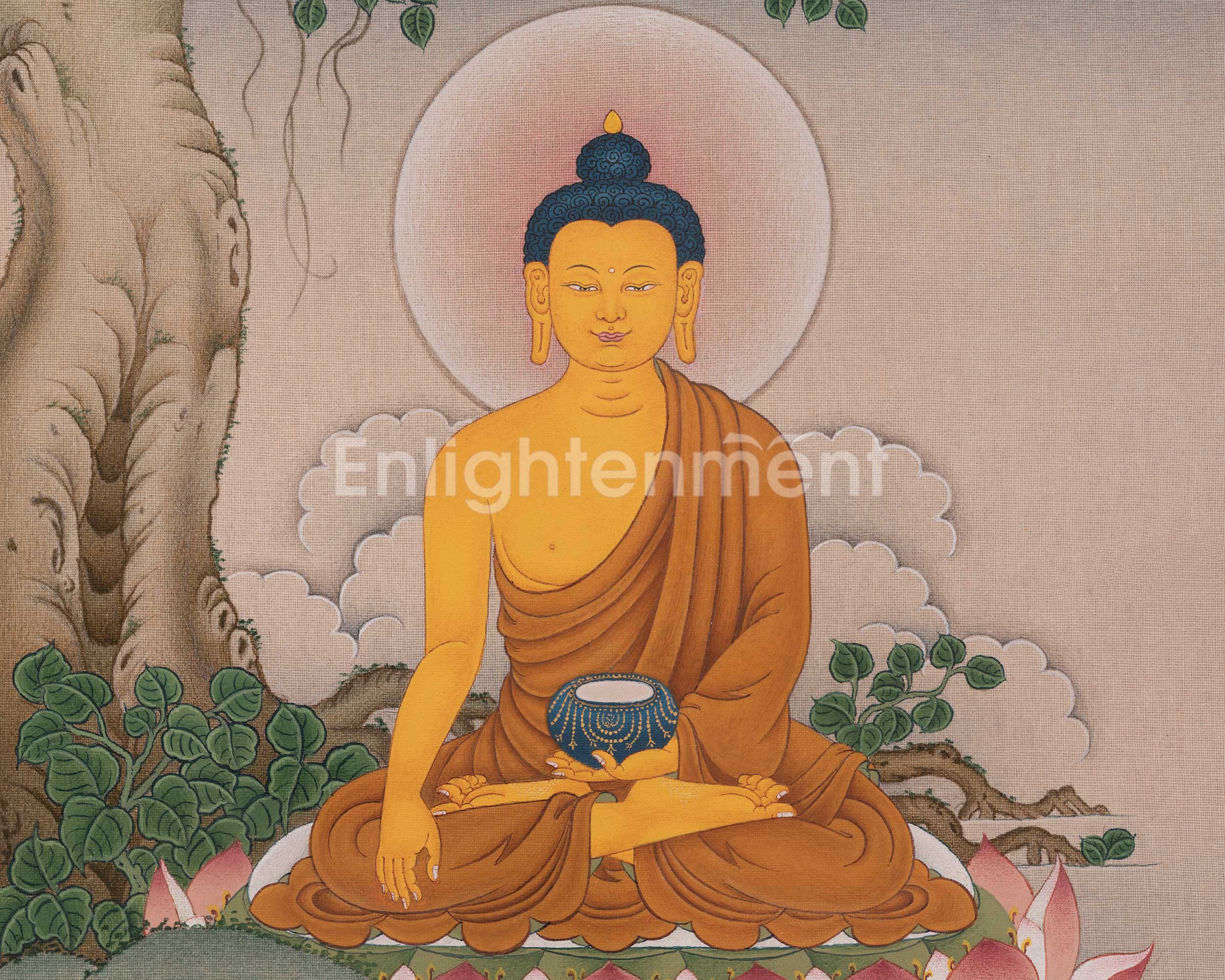 Shakyamuni Buddha Sacred Art | Historical Founder of Buddhism | Siddhartha Gautama