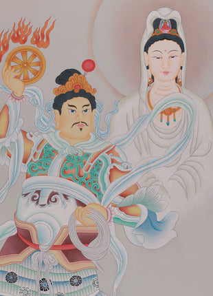 Guanyin (Avalokitesvara) Artwork |  White-Robed Bodhisattva of Compassion
