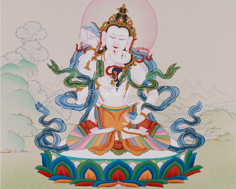 Vajrasattva Consort (Yab-Yum) | Union of Wisdom and Compassion