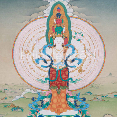 Divine 1000 Armed Avalokiteshvara Art | The Embodiment of Infinite Compassion and Enlightenment