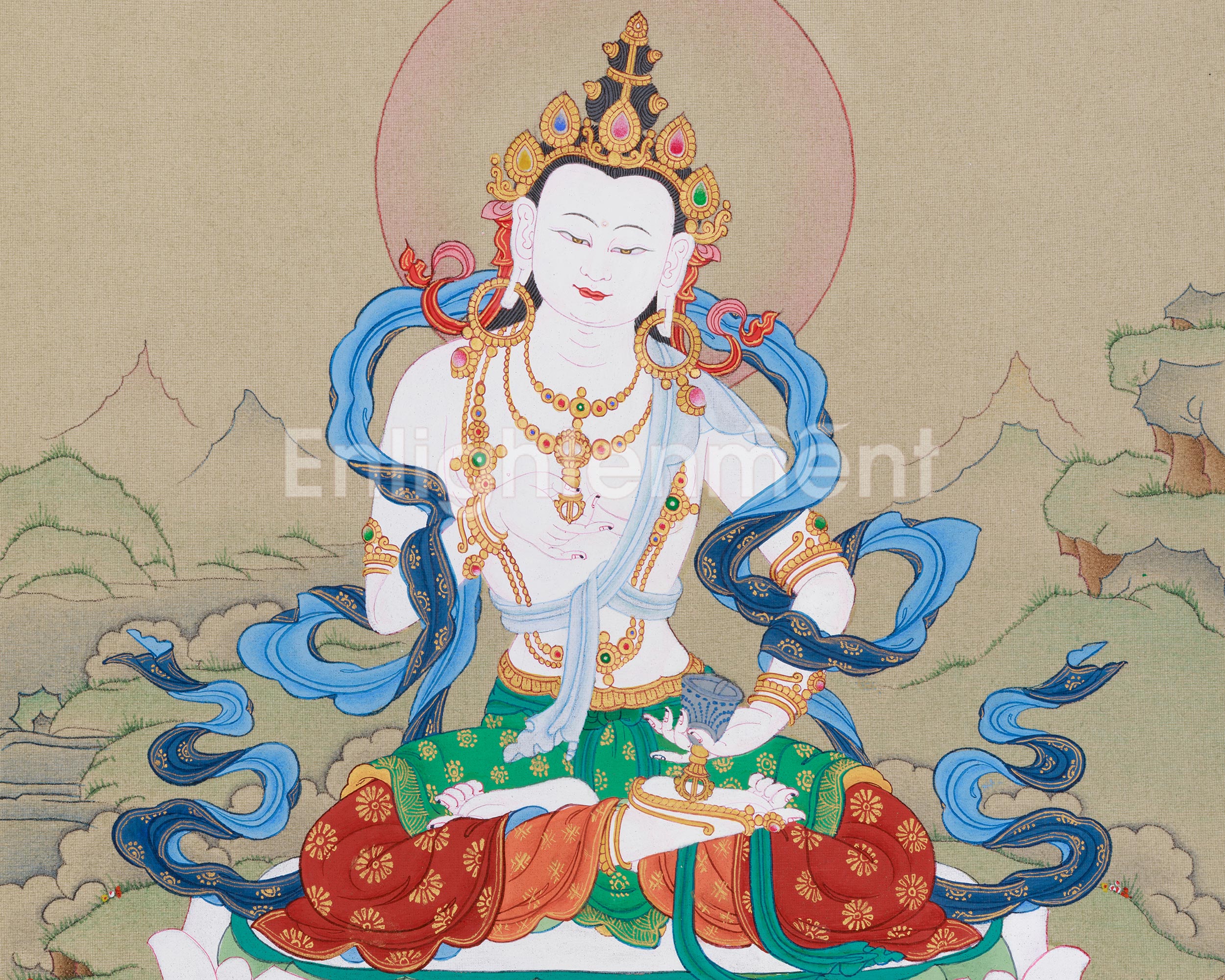 Divine Purifier Deity Vajrasattva Thangka | Dorje Sempa Art