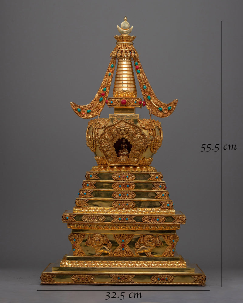 Buddhist Sacred Temple Stupa To Enhance Your Sacred Spaces | Meditation & Yoga Decor