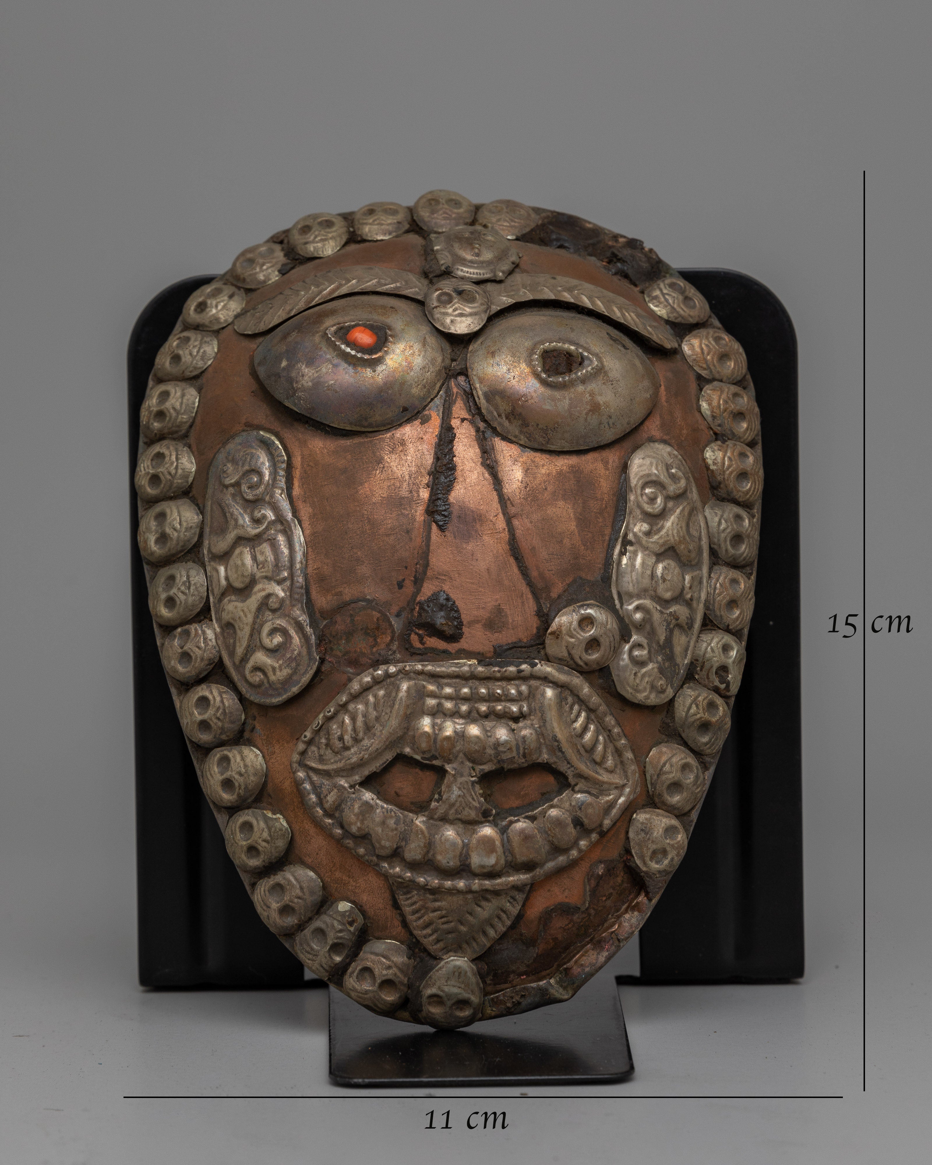 Vintage Copper Mask | Transforming Your Space with Artistic Splendor