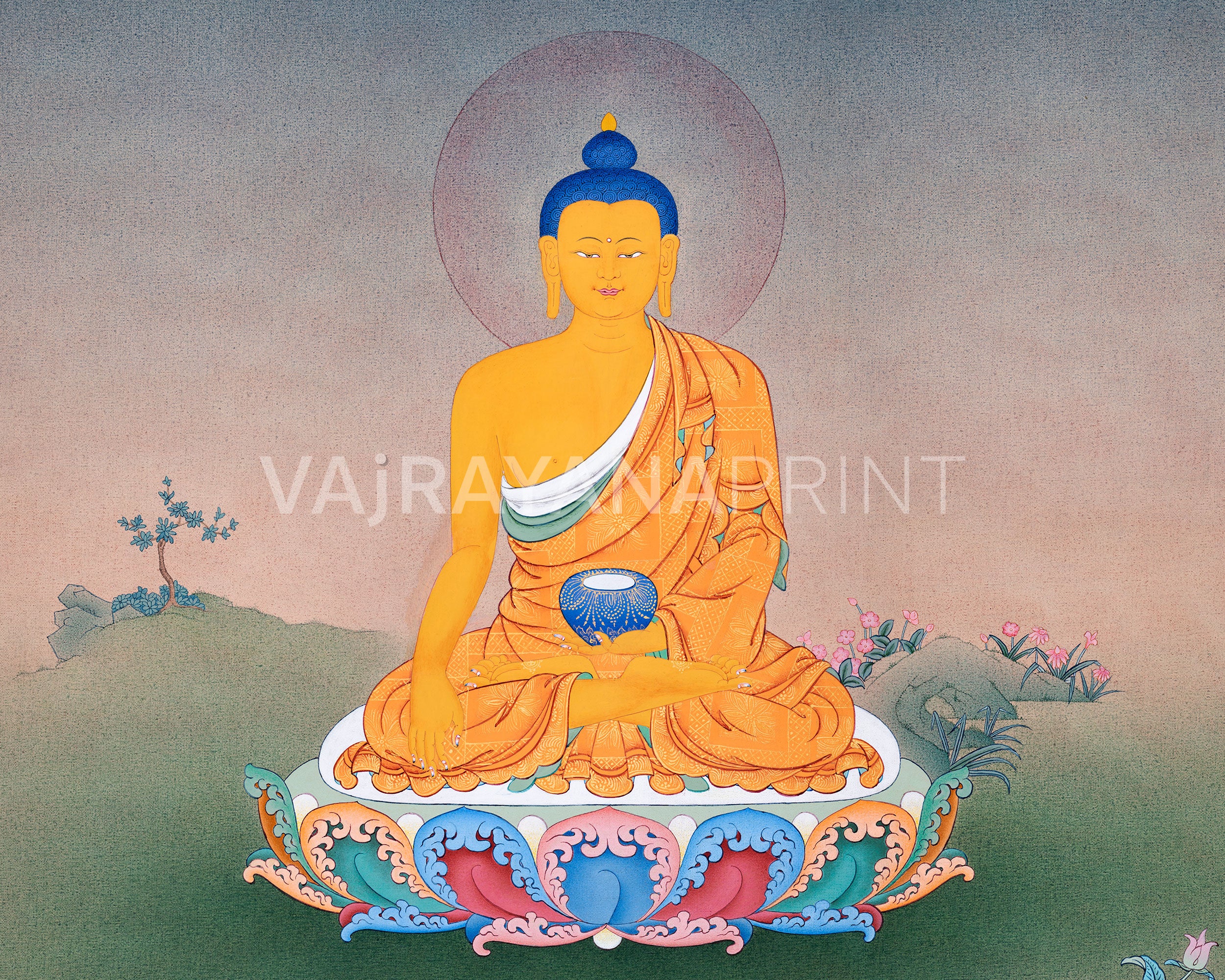 Historical Buddha, Shakyamuni Canvas Print | Path to Enlightenment