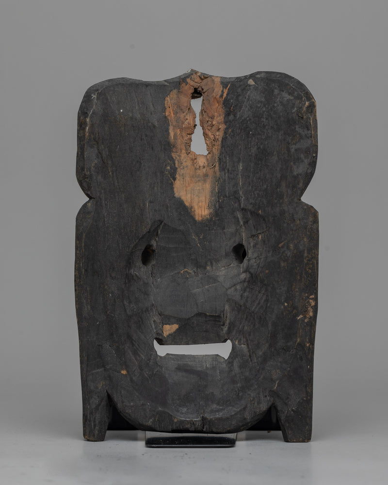 Vintage Wooden Mask | A Timeless Artifact Infused with Cultural Significance