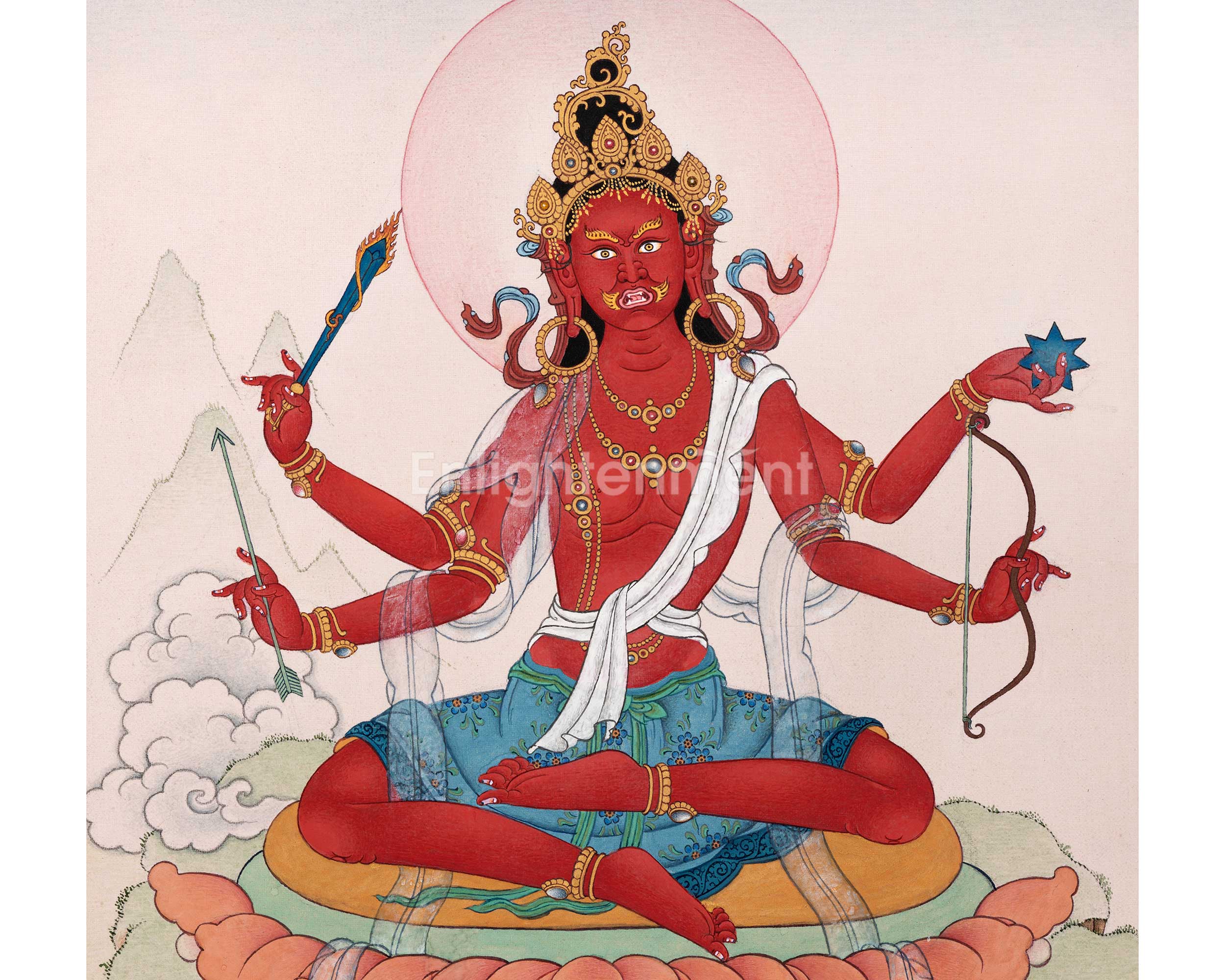 Paripacaka Tara  | 21 Tara of Surya Gupta Thangka