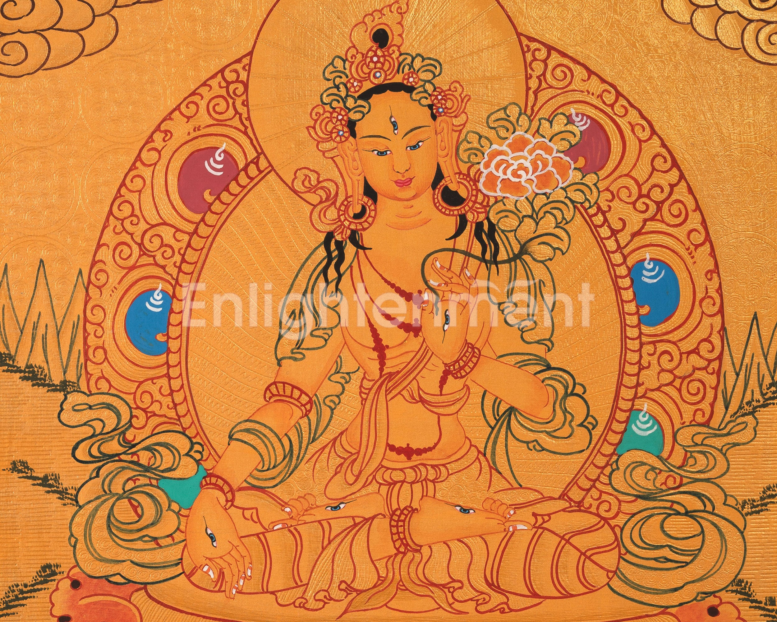 7 Eyed White Tara | A Sacred Symbol of Compassion and Healing