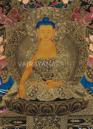 The Enlightened Teacher Buddha Shakyamuni | Giclee Canvas Print