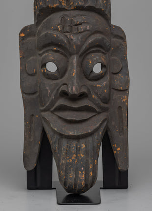 Wood Face Mask | Timeless Relic of Cultural Heritage and Artistic Craftsmanship