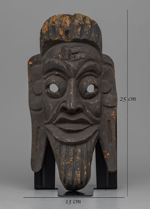 Wood Face Mask | Timeless Relic of Cultural Heritage and Artistic Craftsmanship
