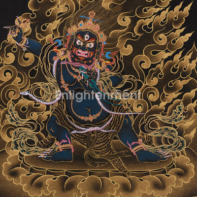 Thangka of Vajrapani | The Fierce Bodhisattva of Protection