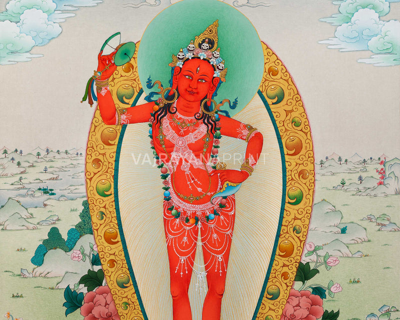 Yumka Dechen Gyalmo Thangka | Dakini thangka | High Quality Thangka Print