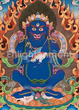 Shakya Mahakala Artwork | The Fierce Protector Deity of Tibetan Buddhism