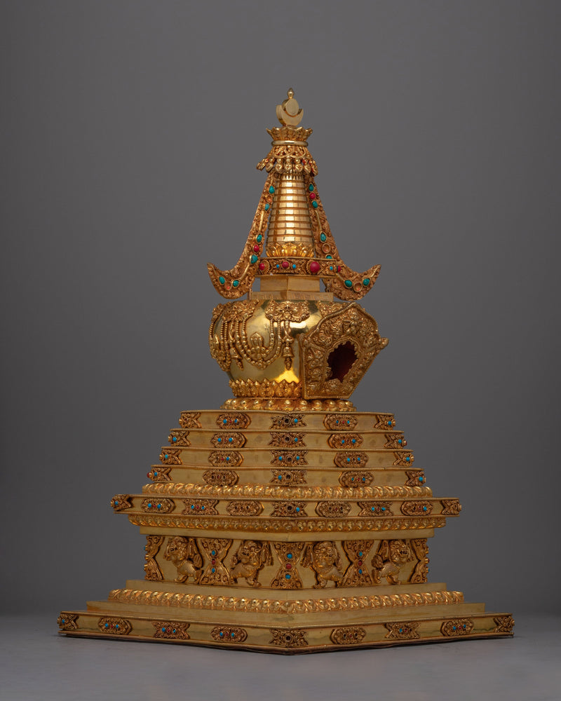 Buddhist Sacred Temple Stupa To Enhance Your Sacred Spaces | Meditation & Yoga Decor