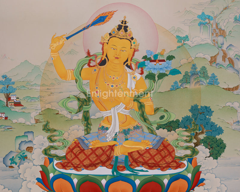 Jampelyang (Manjushri) | A Majestic Wisdom Buddha