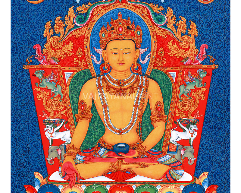 Buddha Ratnasambhava Giclee Print | Eternal Light of the Dhyani Buddha