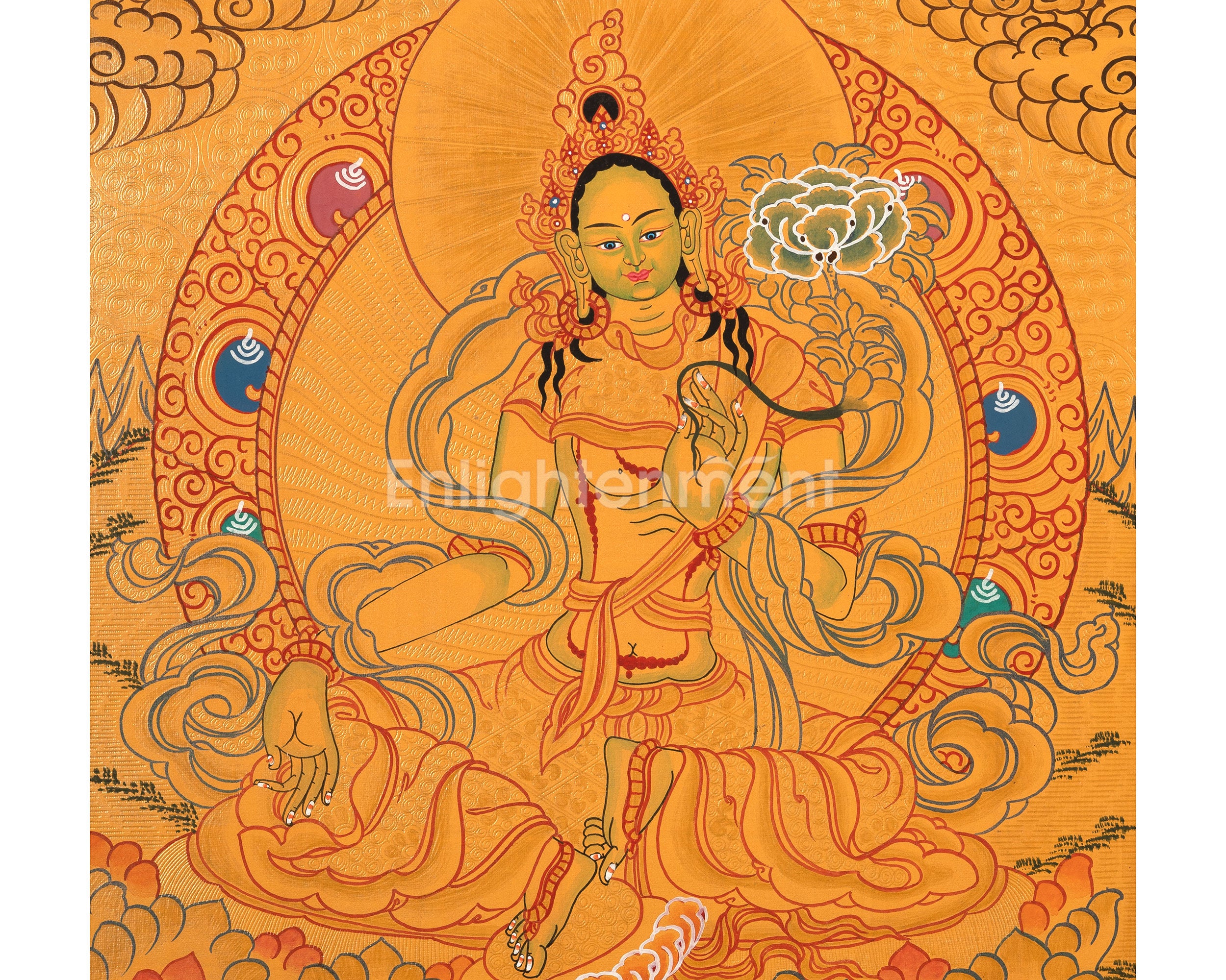 Goddess Green Tara Artwork | Protector, Healer & Symbol of Enlightened Action