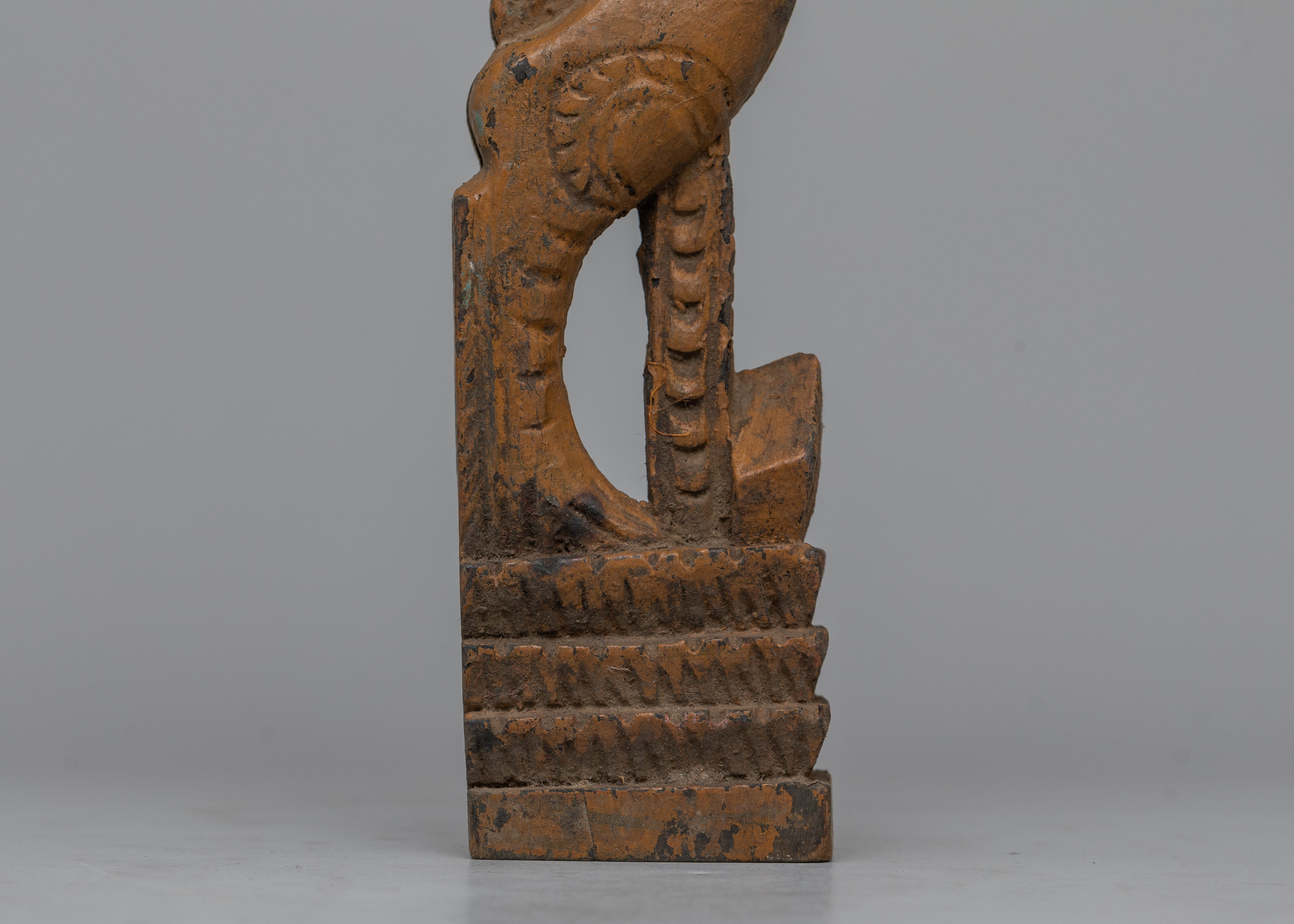 Newari Wooden Pillar (Strut) | Authentic Cultural Accent for Traditional and Modern Spaces