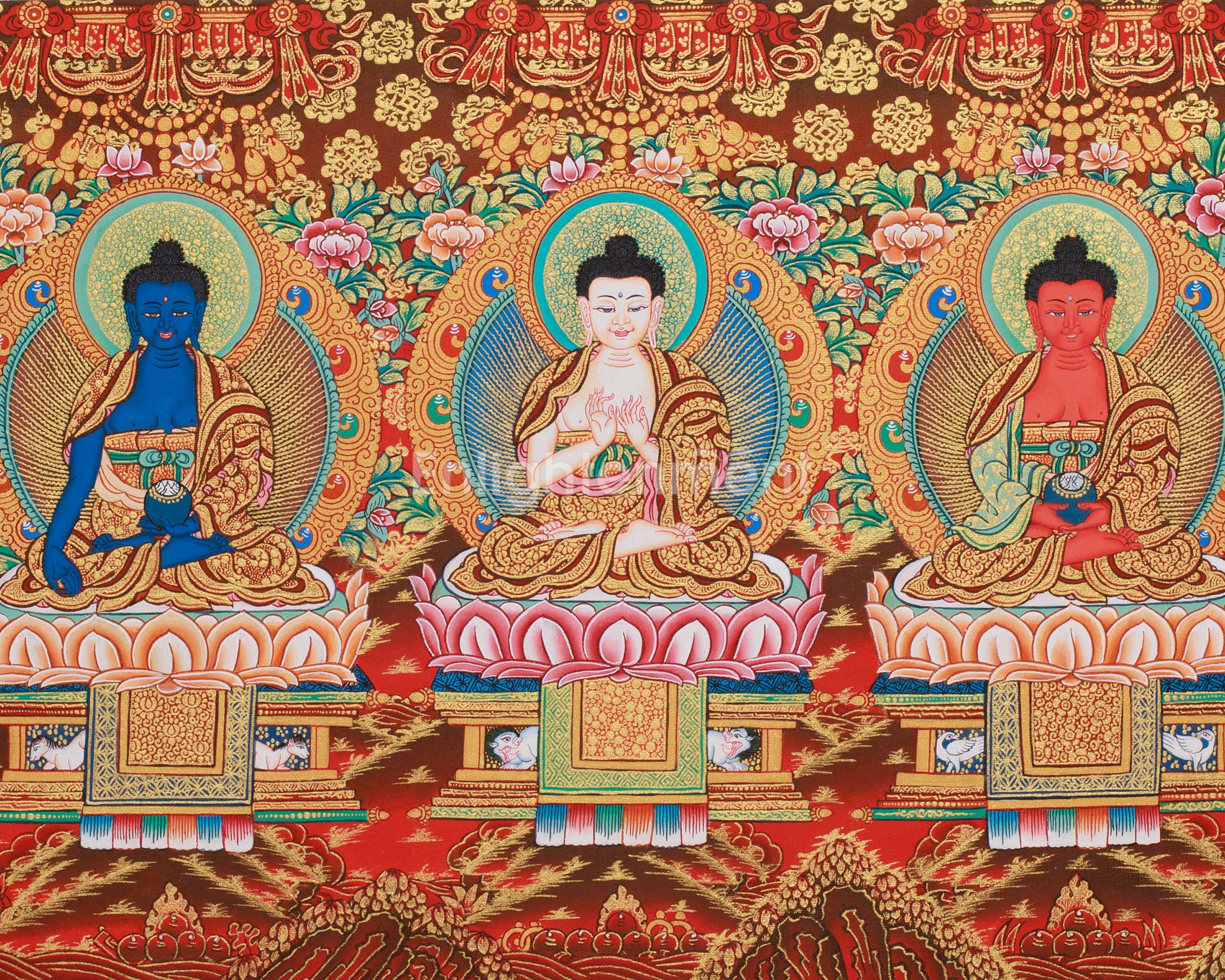The 5 Dhyani Buddhas | Manifestations of the Five Supreme Wisdoms