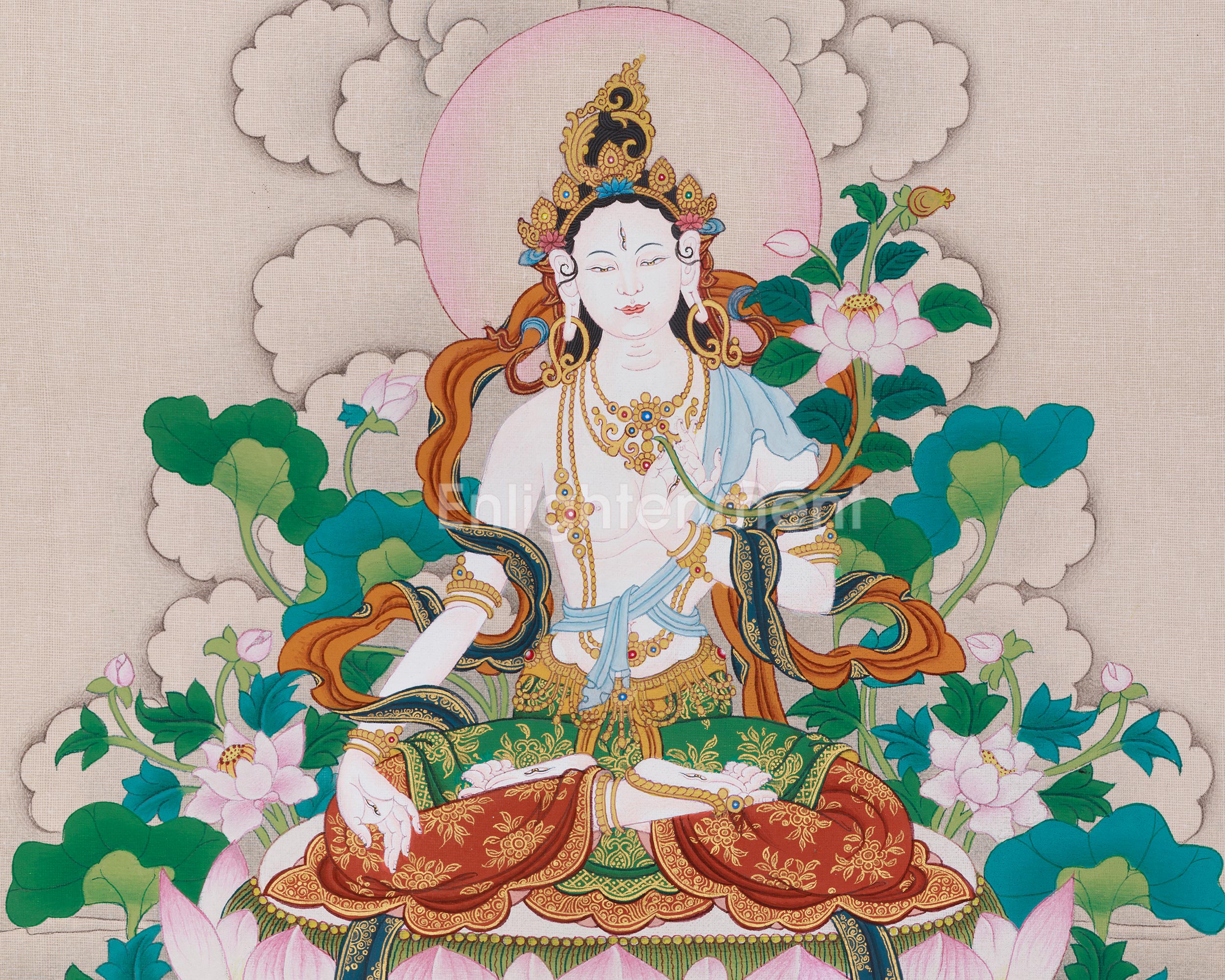 Vajrayana Deity White Tara | Longevity Goddess Sita Tara