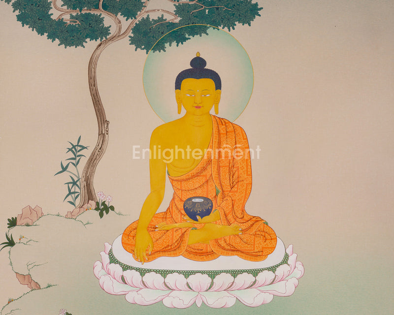 The Shakyamuni Buddha Thangka | Seated In Meditation