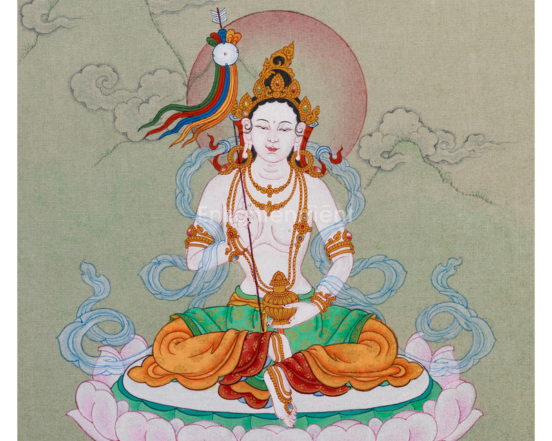 Mandarava Dakini Thangka | Spiritual Consort of Guru Padmasambhava