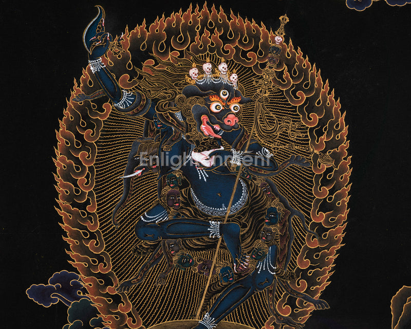 Wrathful Deity Simhamukha | Lion-Headed Dakini of Protection