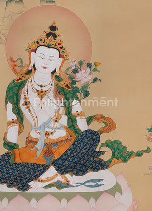 Grand Two-Armed Chenrezig Thangka | Enlightened Compassion | Karma Gadri Artistry