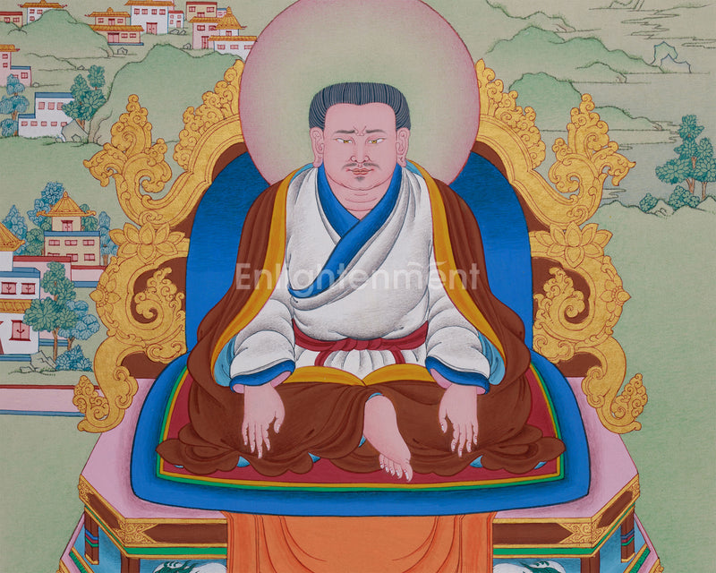 Guru Marpa Lotsawa Thangka | A Portrayal of the Great Translator