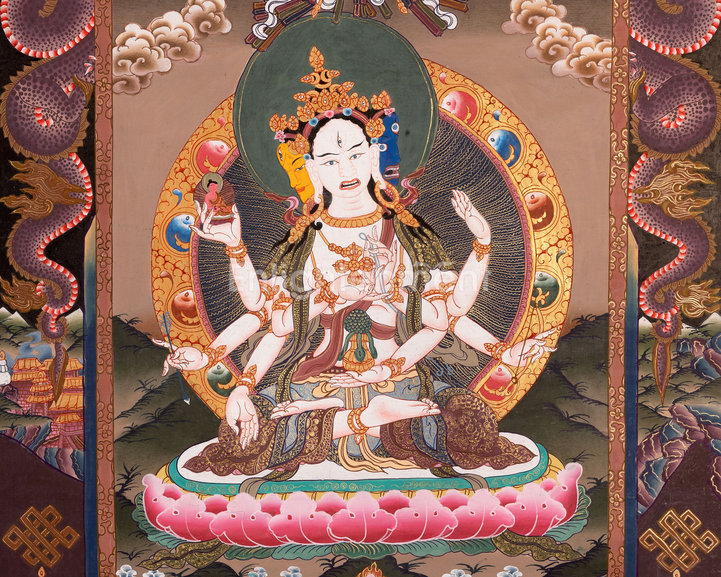 Namgyalma Thangka | Traditional Tibetan Thangka | Wall Decors