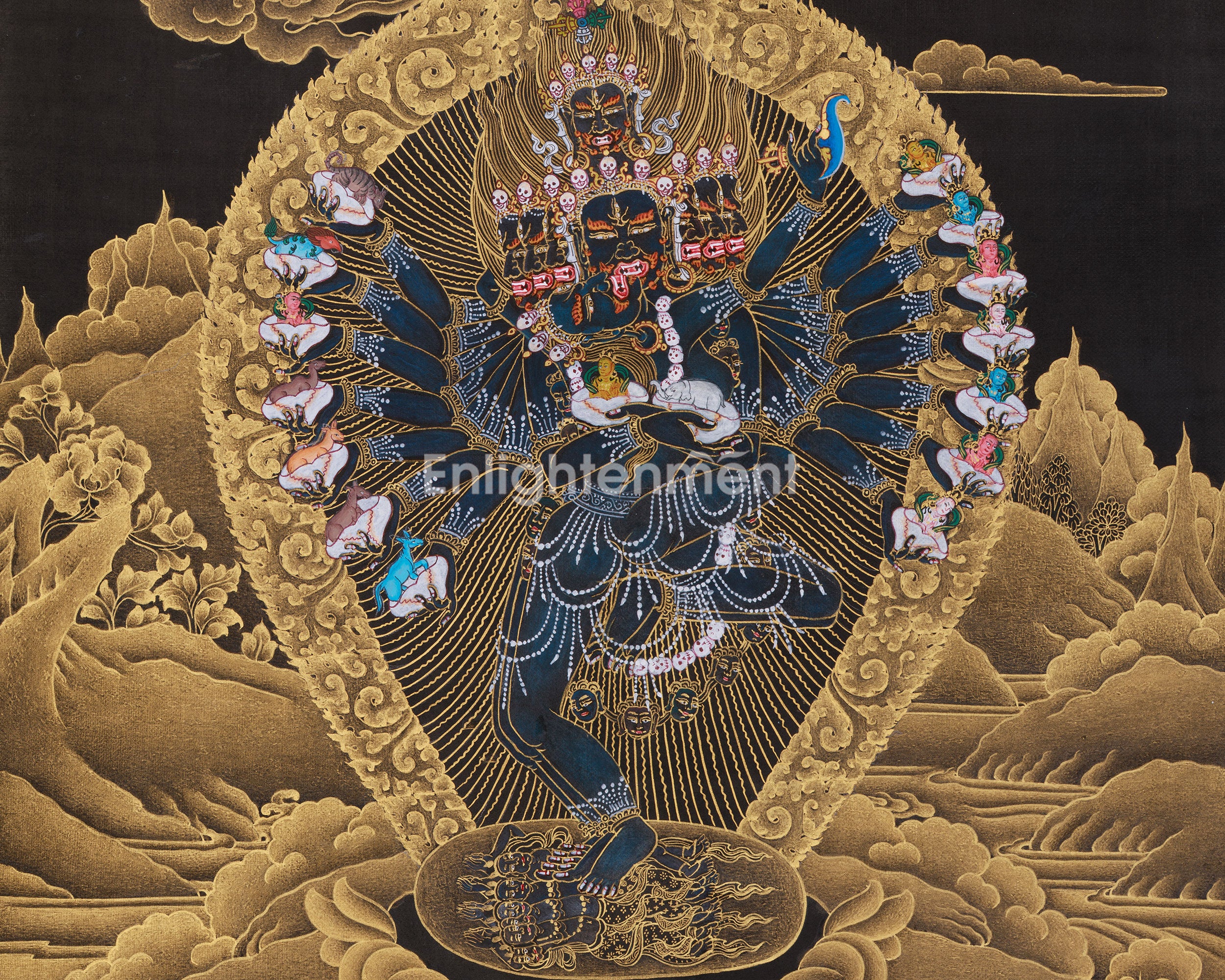 Thangka of Yidam Hevajra | The Tantric Deity of Purification, Wisdom, and Transformation