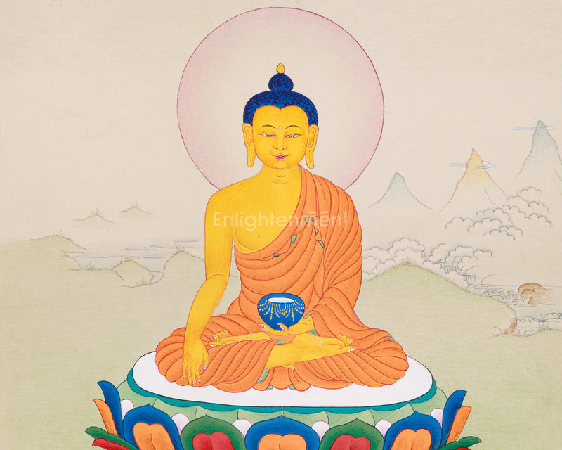 Buddha Shakyamuni Small Thangka