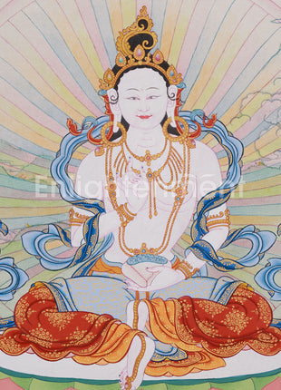Beautiful Yeshe Tsogyel Thangka | Consort of Guru Padmasambhava
