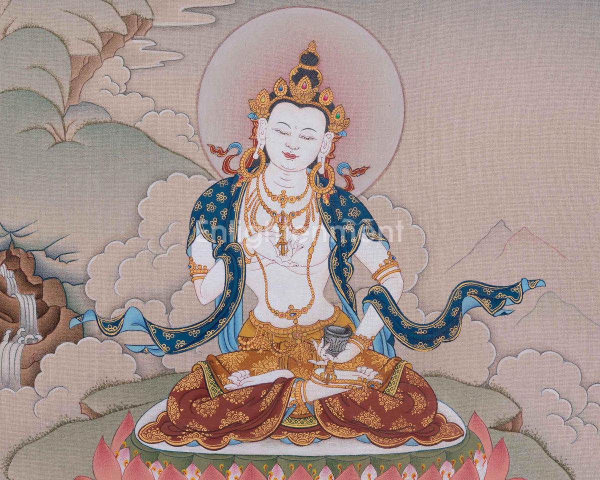 Vajrasattva Spiritual Art | Purification and Wisdom Deity