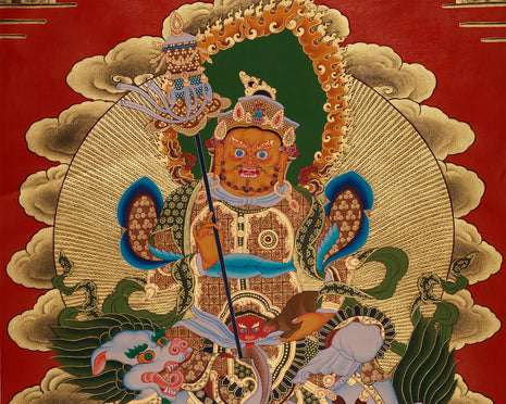 Vaishravana Painting | Guardian King of Wealth and the North