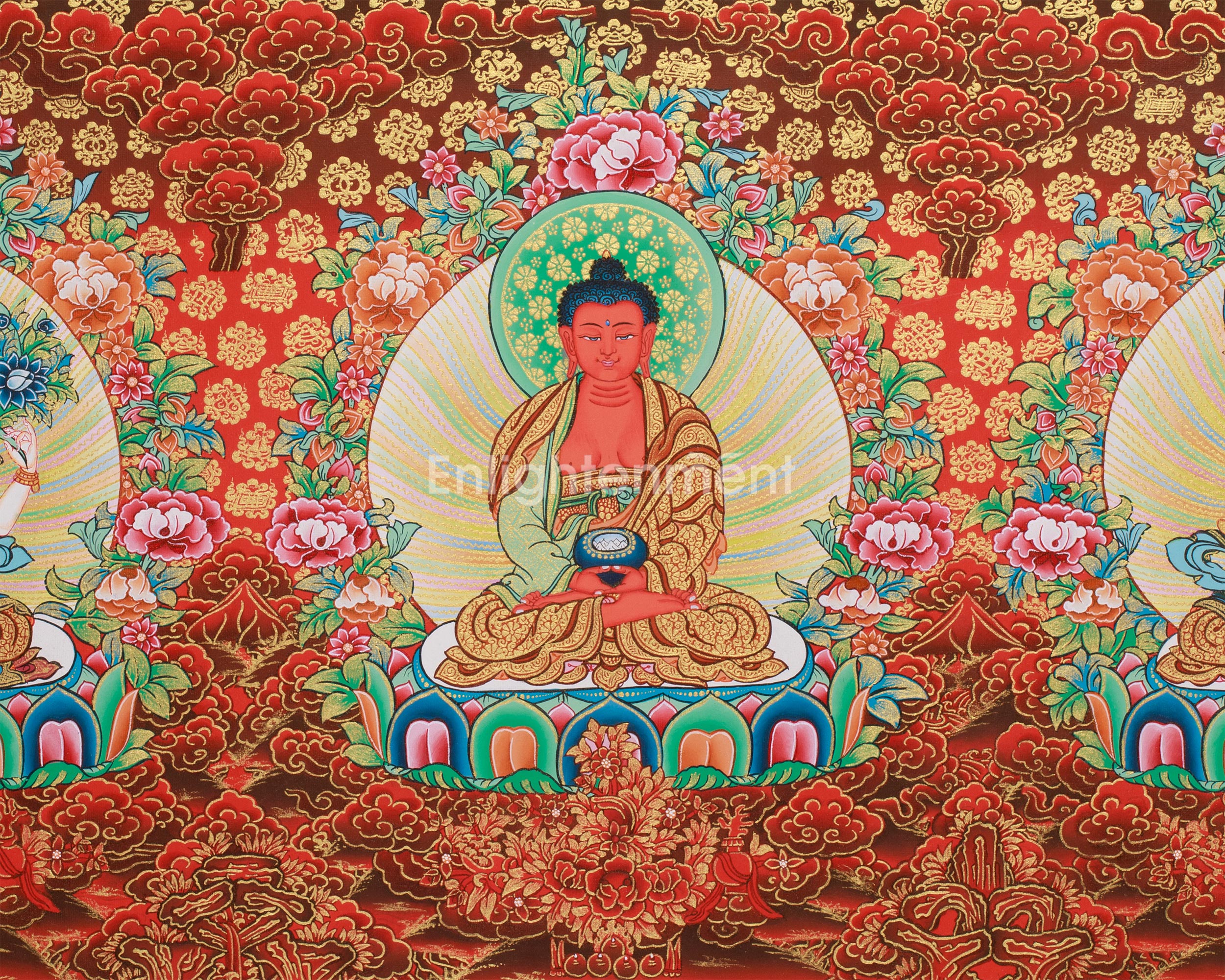 Three Paths to Enlightenment | Divine Union of Amitabha’s Light, Manjushri’s Wisdom, and Chenrezig’s Compassionate Grace