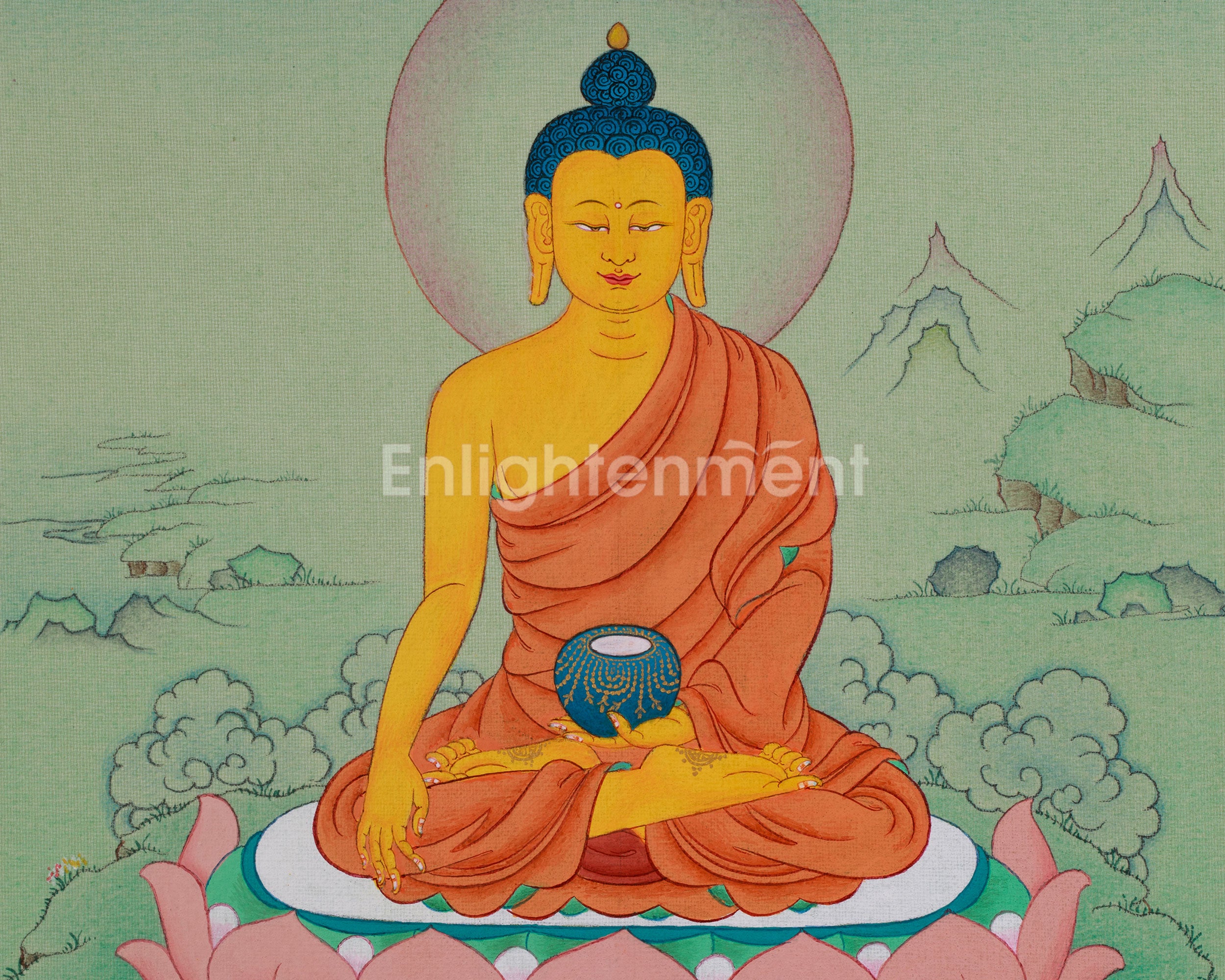 Historical Buddha Shakyamuni Art | The Enlightened Buddha for Devotion and Inner Awakening