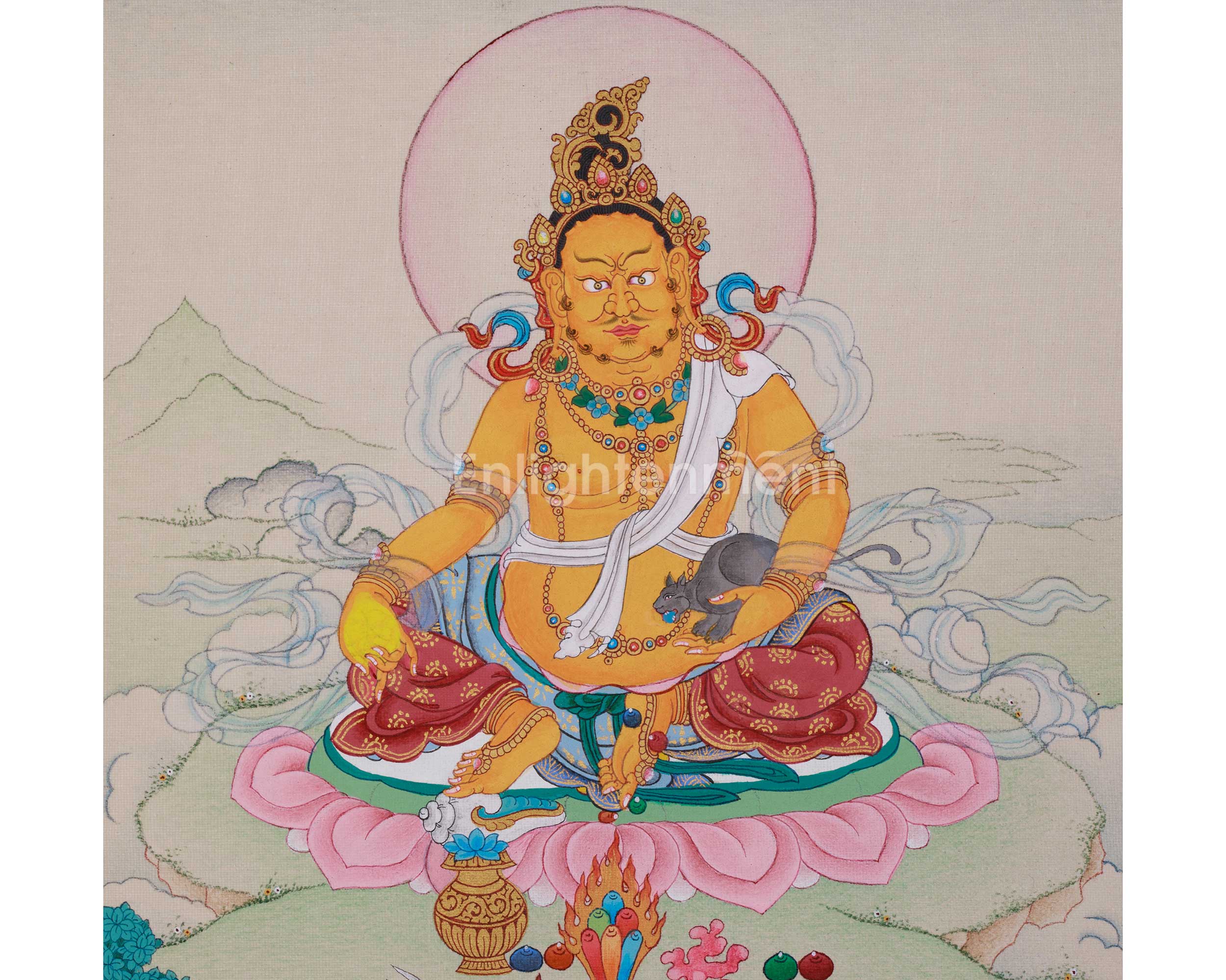 Sacred Art of Dzambhala | A Divine Symbol of Abundance and Prosperity