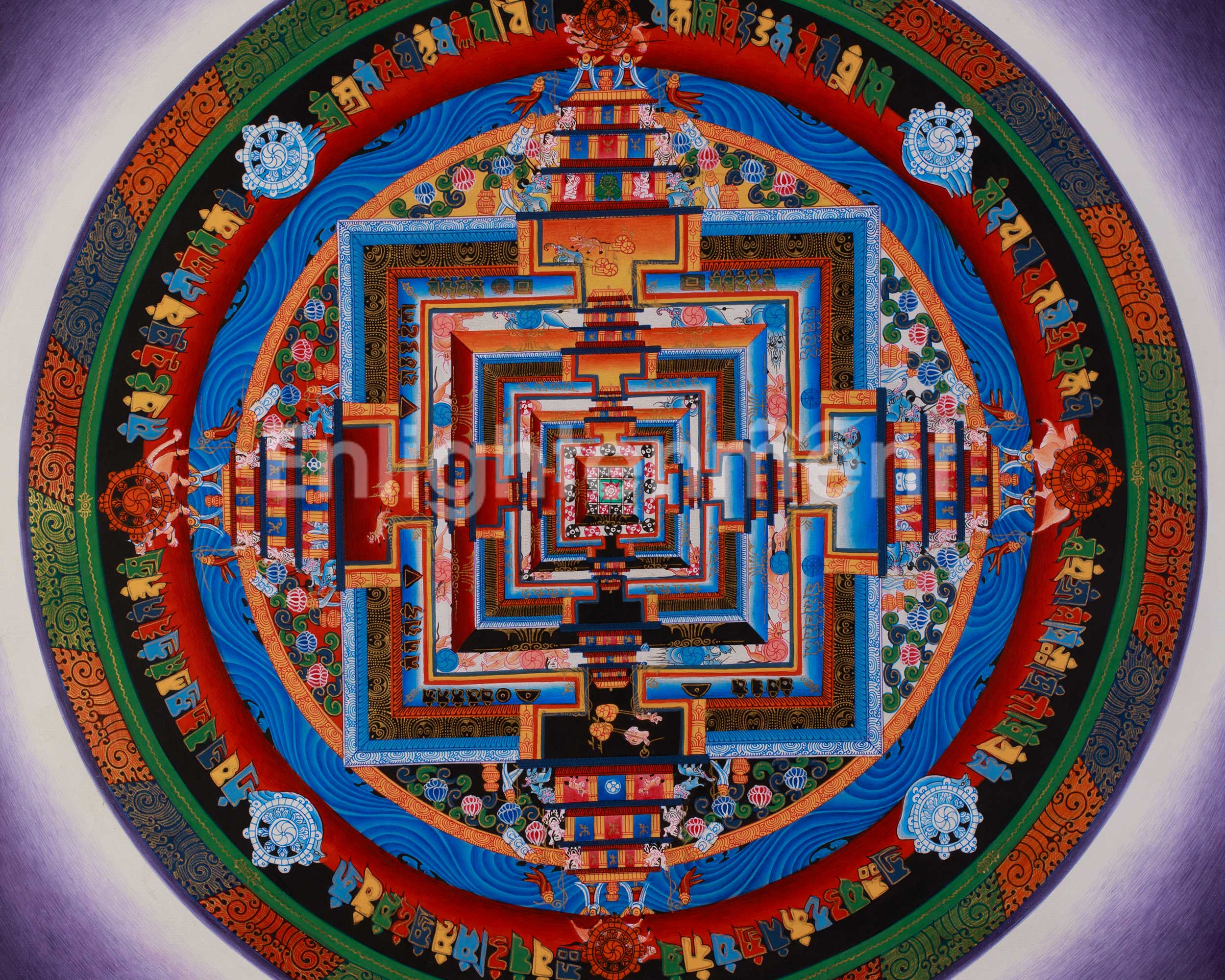 Kalachakra Mandala Traditional Art | A Sacred Symbol of Time, Wisdom, and Enlightenment
