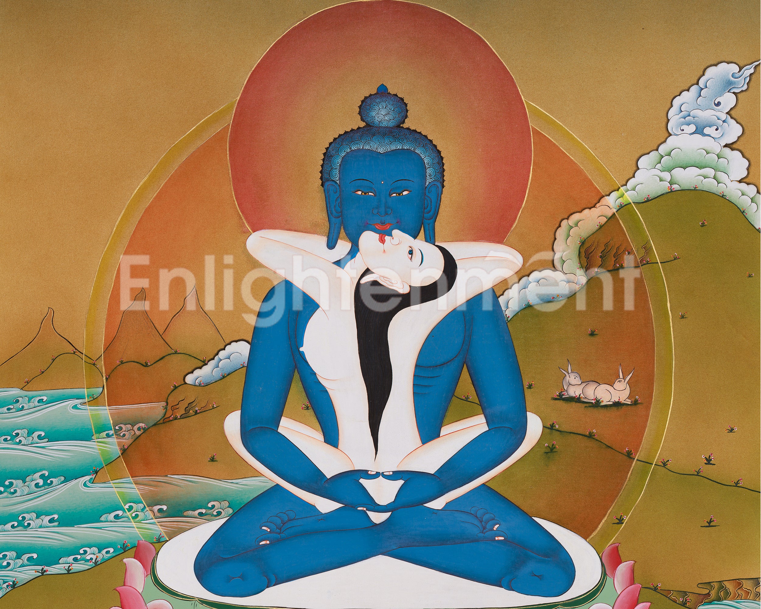 Samantabhadra Buddhist Art | Enlightened Wisdom and Purity