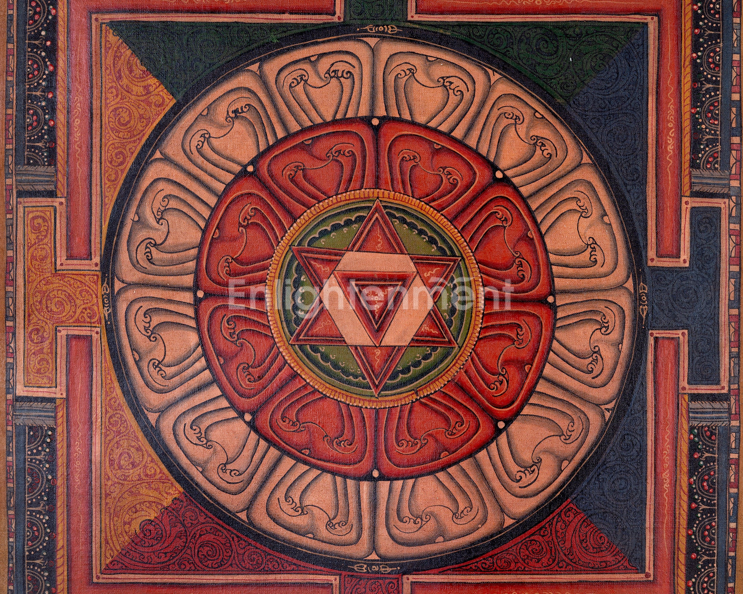 Yantra Mandala | Religious Buddhist Thangka Art | Wall Decors