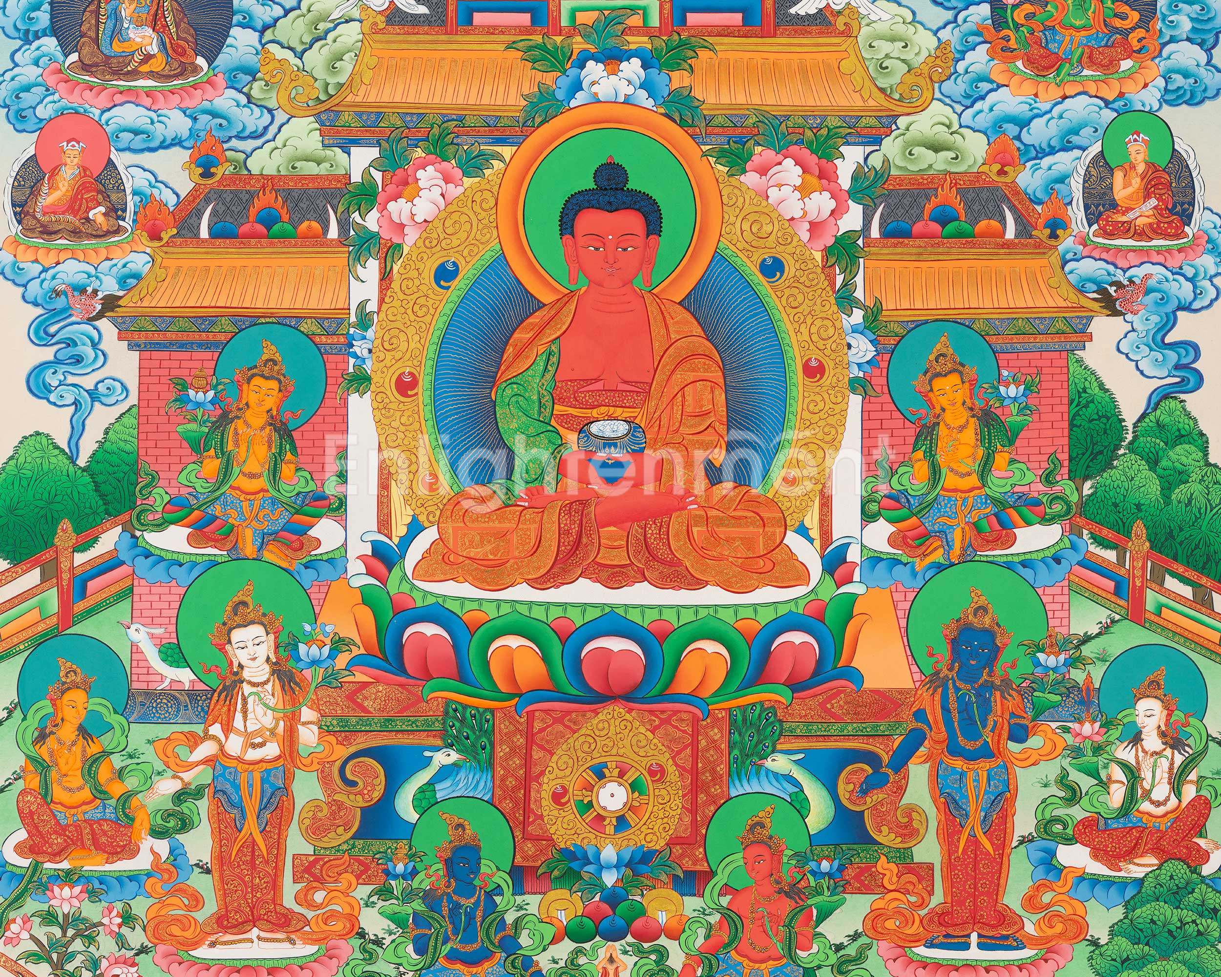 Original Amitabha Buddha Pure Land | Sukhavati Bhuwan