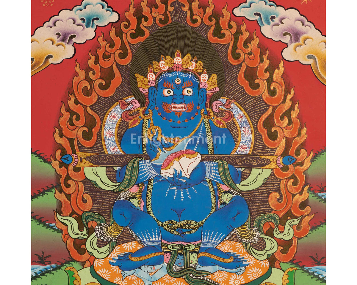 Vajra Panjarnatha Thangka | Wall Decor Artwork