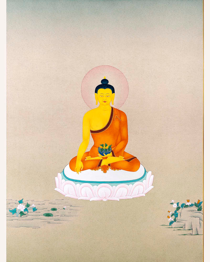 Namo Shakyamuni | Form of Buddha | Tibetan Thangka