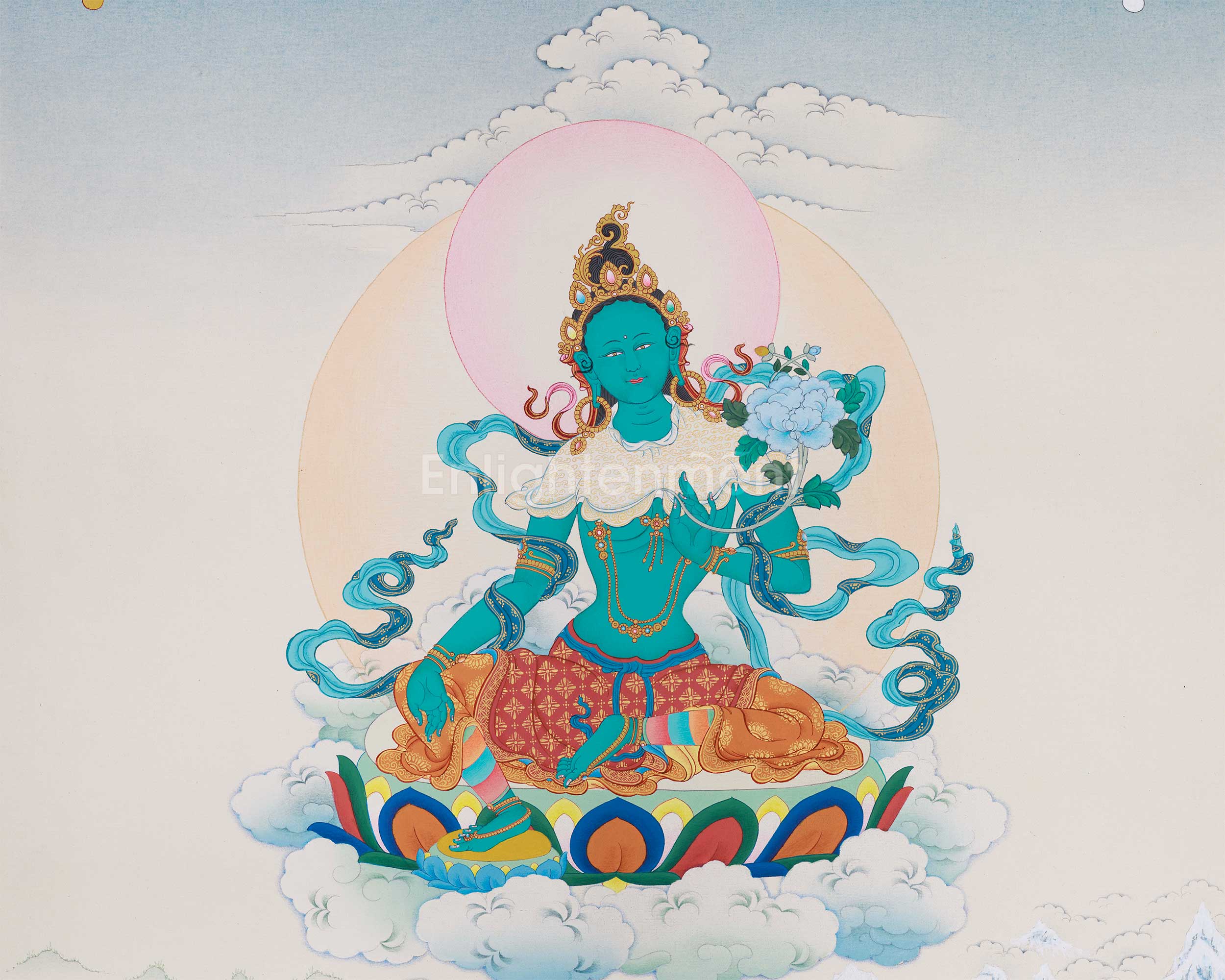 Buddhism Shyama Tara | A Rare Thangka of the Goddess of Protection and Compassion